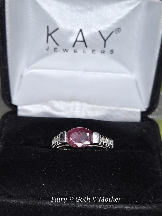Kay Jewelers Jewelry - Kay Jewelers Vintage-Inspired Natural Ruby & Diamond Ring